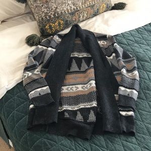 BB Dakota tribal print cardigan